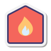 Feuerwehrstation icon