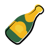 Botella de champagne icon