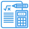 matemática externa-calcular-itim2101-azul-itim2101 icon