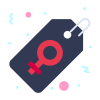 Female Tag icon