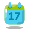 Calendrier 17 icon