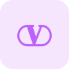 Valentino an italian clothing fashion group company icon