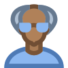 Person Old Male Skin Type 6 icon