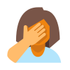 feminino-facepalm icon