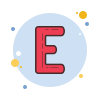 E icon