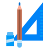 Ruler And Pencil icon