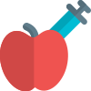 Modifying the nutrition value of an apple icon
