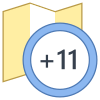 Zeitzone +11 icon