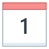 Calendar 1 icon