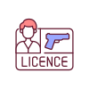 Gun License icon