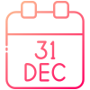 31 December icon