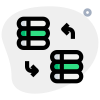 Switching server in large enterprises for backup option icon