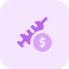 Hike in the prices of injection shot syringes icon