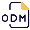 ODM file shortcut to a file located in the Digital Library Reserve icon