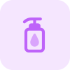 Soap and sanitizer for for care of babies icon