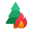 incendio forestal icon