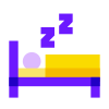 Sleeping in Bed icon