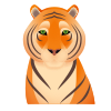 Tiger-Emoji icon