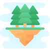 Лес на парящем острове icon