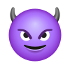 Smiling Face With Horns icon