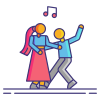 Dancing icon