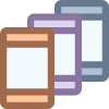 Smartphone Multipli icon