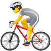 persona in bicicletta icon