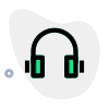 Studio quality headphone for enhanced experience device icon