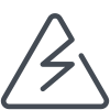 peligro de electricidad icon