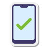 Smartphone approva icon