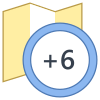 Zeitzone +6 icon