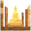 statue-de-bouddha-externe-thailande-element-justicon-flat-justicon-1 icon