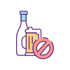 No Alcohol Sign icon