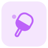Table tennis an indoor Olympics game layout icon