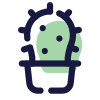 Cactus in vaso icon