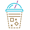 Café gelado icon