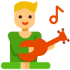 Kid Playing Guitar icon