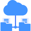 Cloud Speicherplatz icon