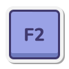 Клавиша F2 icon