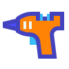 pistola de silicona icon