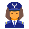 comandante-dell'aeronautica-femminile-tipo-pelle-3 icon