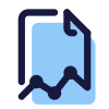 선형 차트 파일 icon