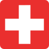 Swatch a swiss watchmaker with cross company logotype icon