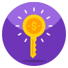 Financial Key icon