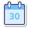 Calendario 30 icon