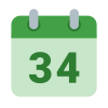 Календарная неделя 34 icon