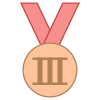 Médaille de bronze olympique icon