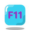 Клавиша F11 icon