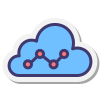 График облачной линии icon