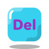 Delete Key icon